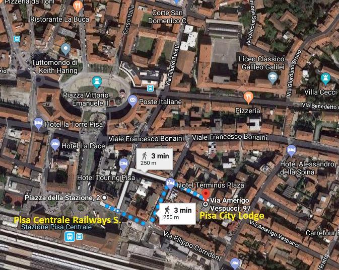 Pisa City Lodge Екстер'єр фото